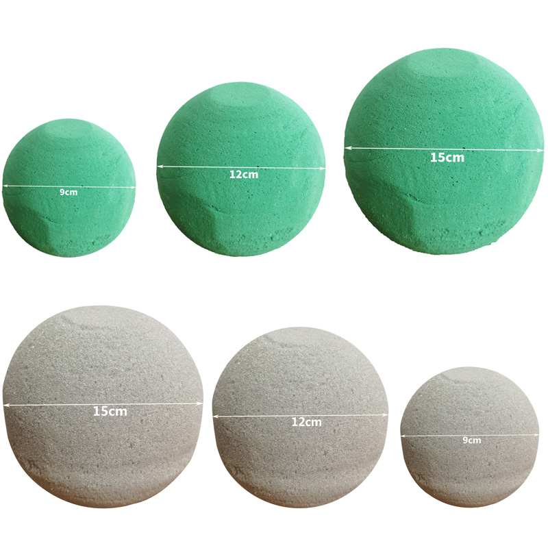 1PC 9/12/15cm Round Floral Foa - đánh giá và giá Floral Foam Oasis