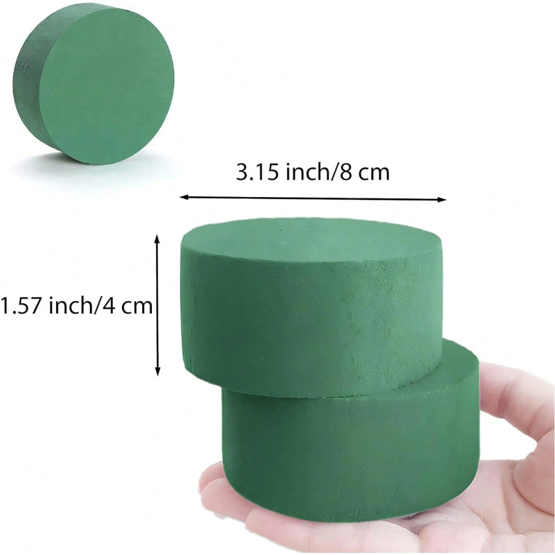 8pcs Round Floral Foam Green W - đánh giá và giá Floral Foam Oasis