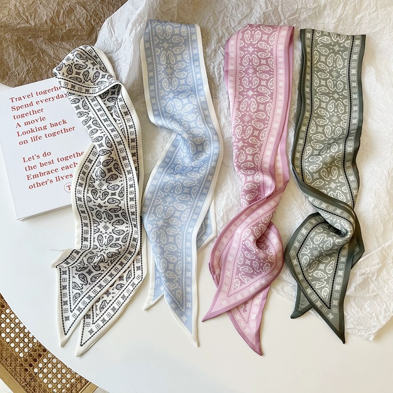 Set Series Silk Satin Scarf Wo - đánh giá và giá Ribbon Wired Satin