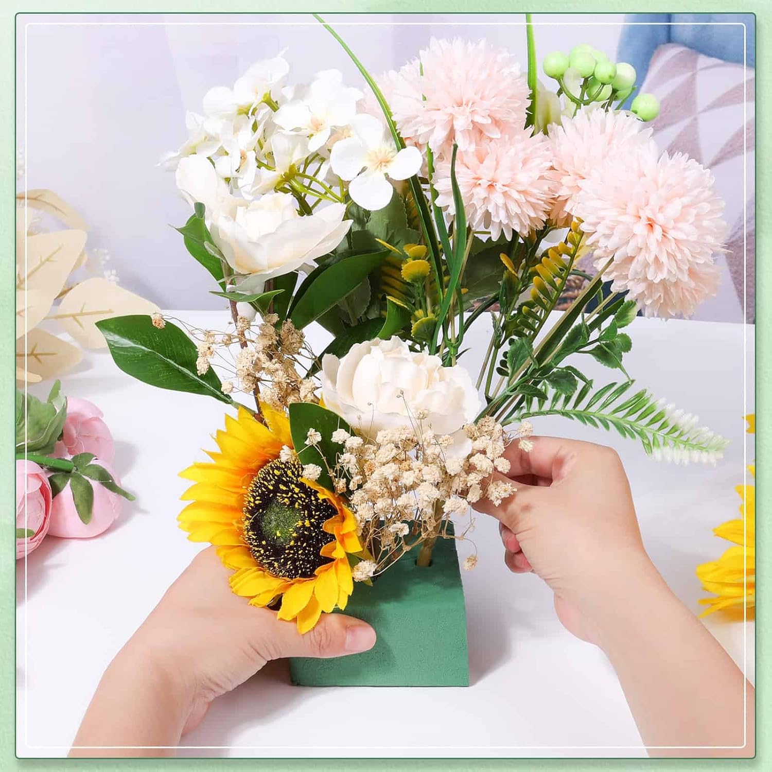 Green Floral Foam Block DIY Fl - đánh giá và giá Floral Foam Oasis