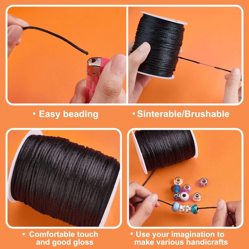 106 Yards Rattail Satin Cords  - đánh giá và giá Ribbon Wired Satin
