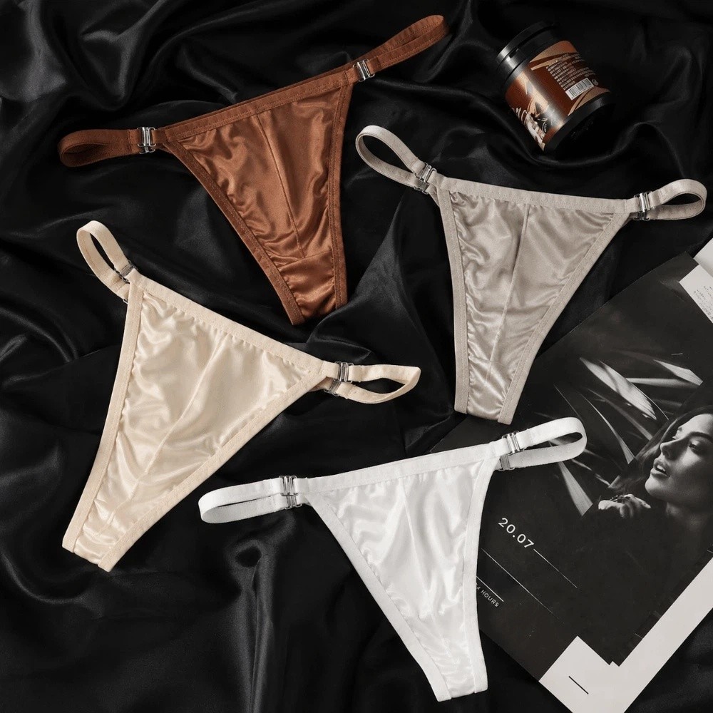 Underpants T-back Men Thong Li - đánh giá và giá Ribbon Wired Satin