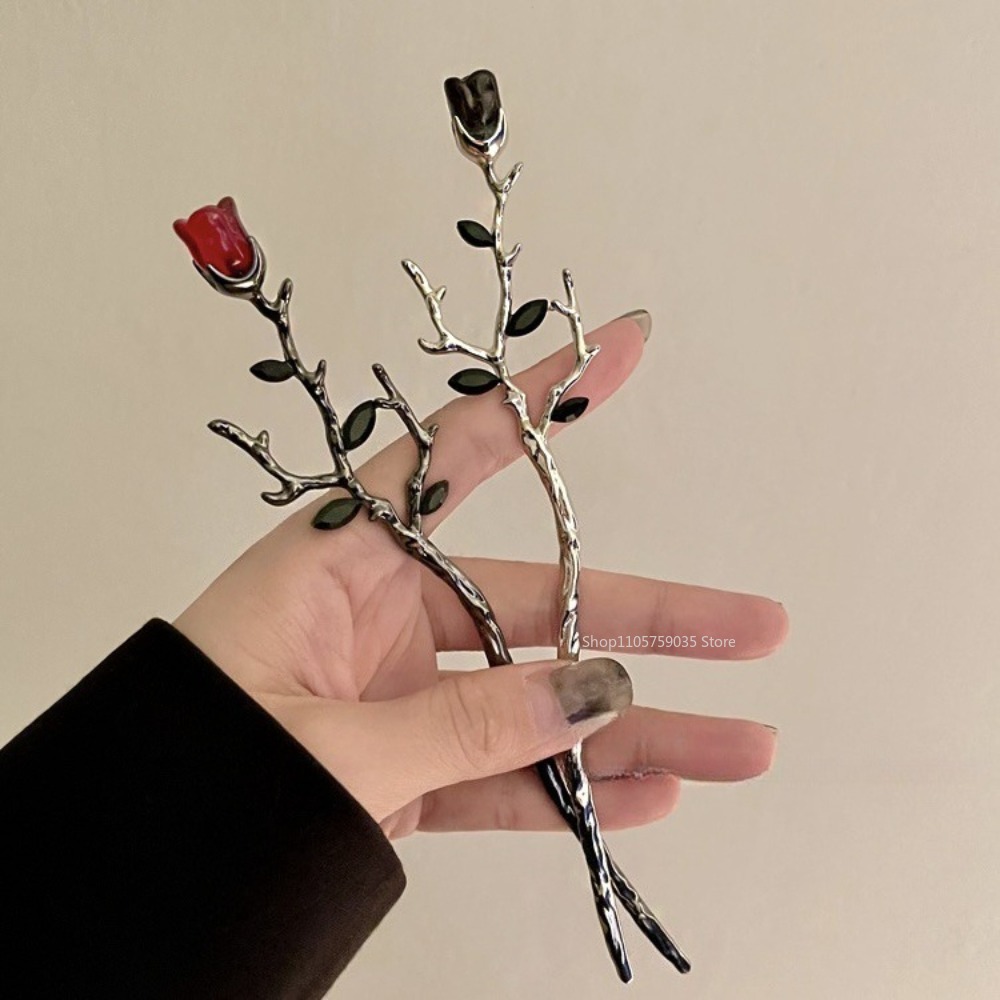 Vintage Metal Red Rose Flower  - đánh giá và giá Flower Supply