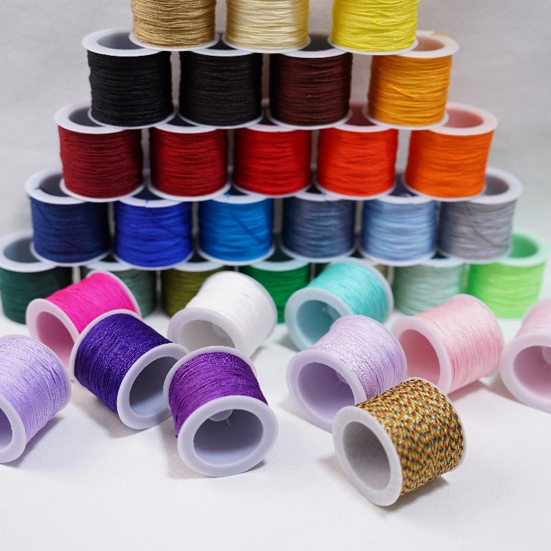 New 50M 0.8mm Crafts Nylon Cor - đánh giá và giá Ribbon Wired Satin