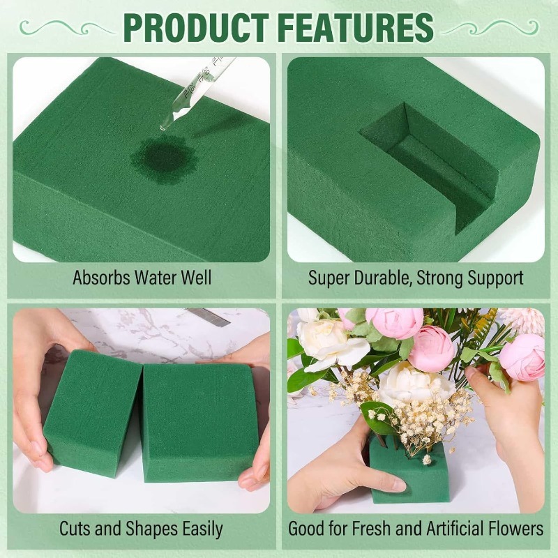 1/3Pcs Green Floral Foam Block - đánh giá và giá Floral Foam Oasis
